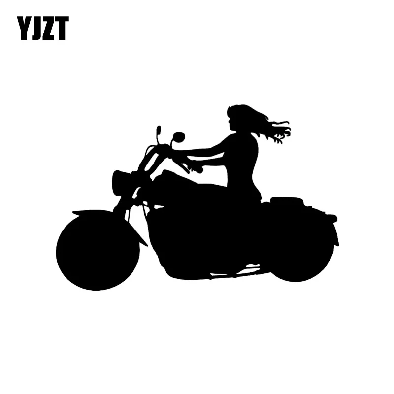 YJZT 13.1*8.6CM Sexy Charming Hot Girl Motor Biker Popular Decal Black/Silver Vinyl Artistical Style Car Sticker C20-1178
YJZT 13.1*8.6CM Sexy Charming Hot Girl Motor Biker Popular Decal Black/Silver Vinyl Artistical Style Car Sticker C20-1178