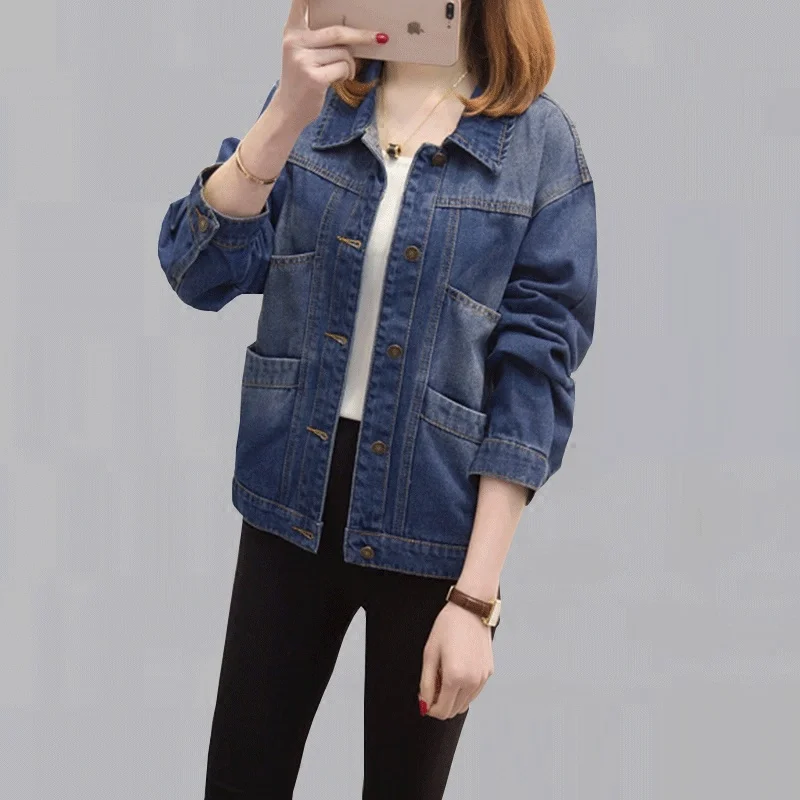 Jean jacket 2018 women autumn winter fashion outerwear denim jeans jacket women streetwear female ladies jeans jackets DD1547
Jean jacket 2018 women autumn winter fashion outerwear denim jeans jacket women streetwear female ladies jeans jackets DD1547