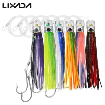 6PCS 16.5cm Fishing Lures Pusher Style Marlin Acrylic Octopus Lures stainless steel Hook with Bag Senuelos de pesca
6PCS 16.5cm Fishing Lures Pusher Style Marlin Acrylic Octopus Lures stainless steel Hook with Bag Senuelos de pesca