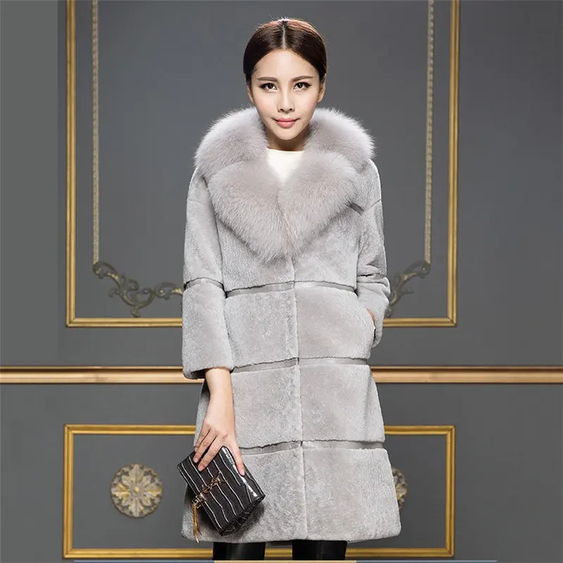 Winter New Women Fur Coat Ladies Long Sleeve Thicken Warm Jackets 2019 Casual Faux Mink Fur Coats Female Fox Fur collar Parka A1
Winter New Women Fur Coat Ladies Long Sleeve Thicken Warm Jackets 2019 Casual Faux Mink Fur Coats Female Fox Fur collar Parka A1