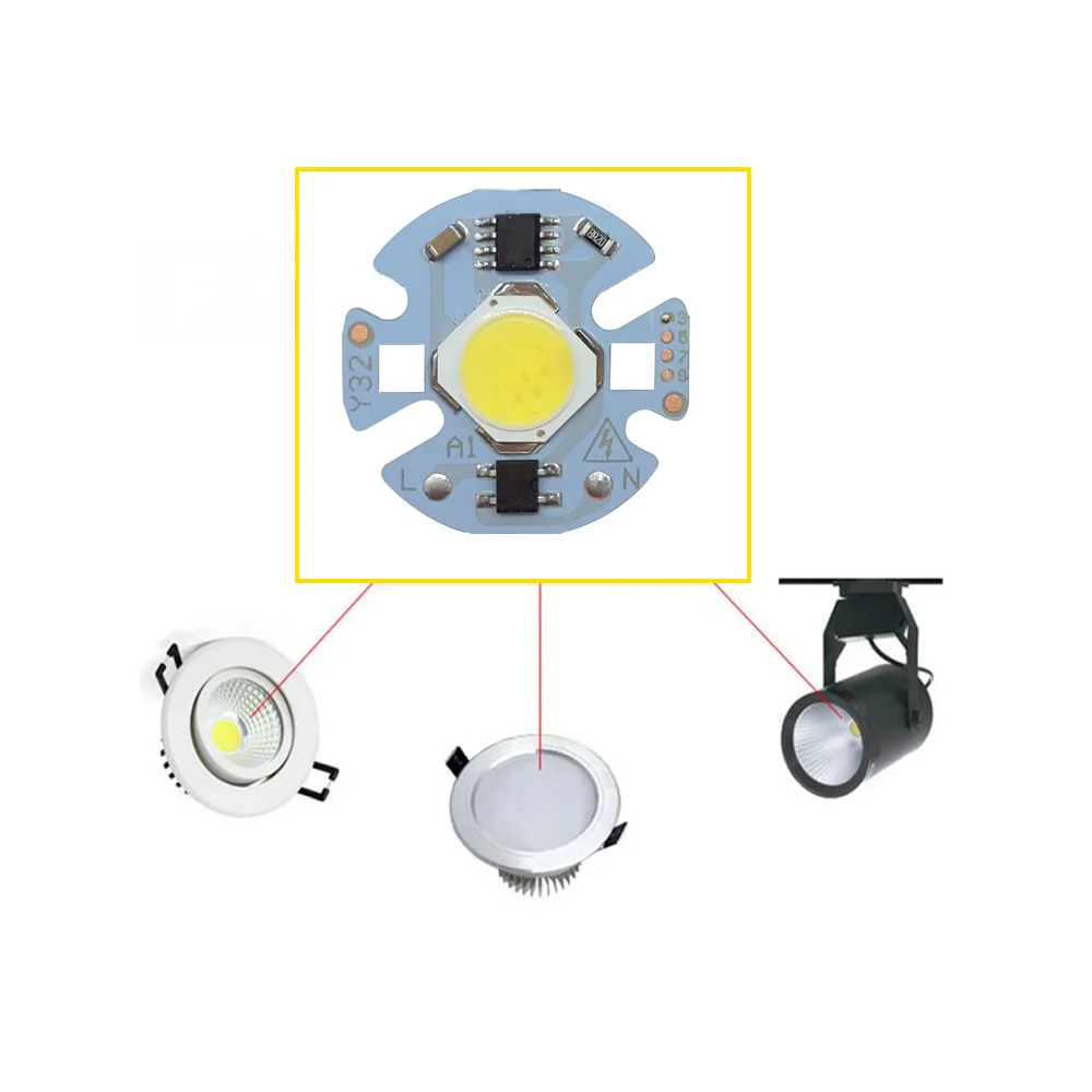 30PCS/LOT LED COB Chip 12W 9W 7W 5W 3W 220V Input Smart IC Driver light beads Fit For DIY Spotlight Floodlight trackinglamp
30PCS/LOT LED COB Chip 12W 9W 7W 5W 3W 220V Input Smart IC Driver light beads Fit For DIY Spotlight Floodlight trackinglamp