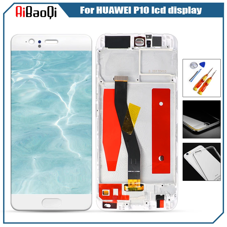 Huawei P10 Display LCD Touch Screen Digitizer Assembly With Frame Replacement VTR-L10 VTR-L29 LCD For 5.1" Huawei P10 Display
Huawei P10 Display LCD Touch Screen Digitizer Assembly With Frame Replacement VTR-L10 VTR-L29 LCD For 5.1" Huawei P10 Display