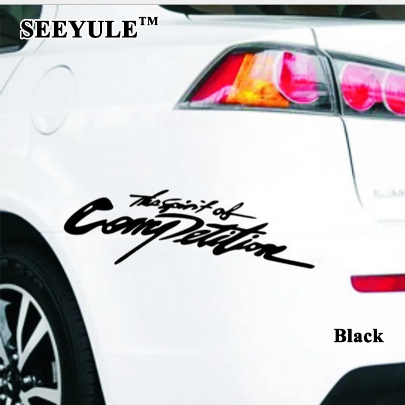 1pc SEEYULE The Spirit of Competition Car Sticker Vinyl Body Decor Wall Reflective Sticker Label Fast and Furious motto
1pc SEEYULE The Spirit of Competition Car Sticker Vinyl Body Decor Wall Reflective Sticker Label Fast and Furious motto