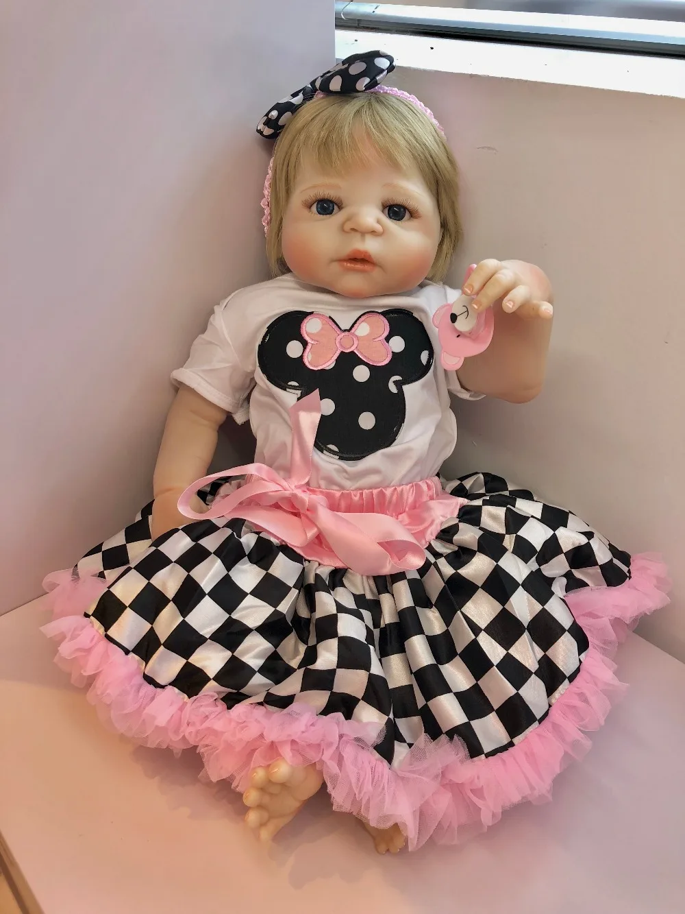 NPKCOLLECTION Reborn Doll Full Vinyl Babies Dolls For Girls 57CM Realistic Soft Alive Reborn Baby Doll For girls Kids Playmates
NPKCOLLECTION Reborn Doll Full Vinyl Babies Dolls For Girls 57CM Realistic Soft Alive Reborn Baby Doll For girls Kids Playmates