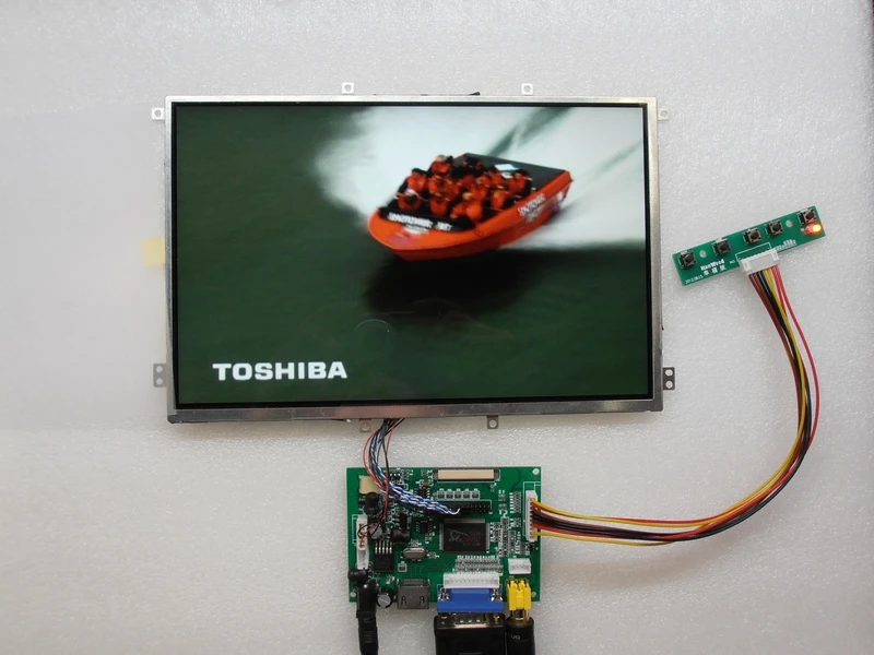 

10.1 Inch 1280*800 IPS Monitor LCD VGA 2 AV HDMI Screen Raspberry PI 3 Zero Car Auto Backing Priority Rasberry Display DIY Kit