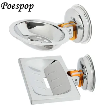 POSEPOP Round Square Type Plated Classic Bathroom Shower Sink Soap Dish Holder Stainless Steel Basket Suction Cup Home Decorate
POSEPOP Round Square Type Plated Classic Bathroom Shower Sink Soap Dish Holder Stainless Steel Basket Suction Cup Home Decorate
