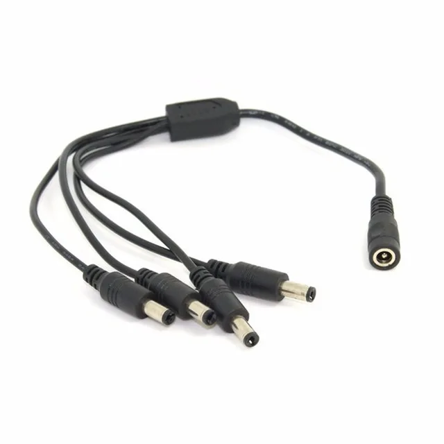 100pcs DC 5.5mm Jack Power Female Barrel to 4 Male Plugs Splitter Cable for LED Light CCTV Security Camera
100pcs DC 5.5mm Jack Power Female Barrel to 4 Male Plugs Splitter Cable for LED Light CCTV Security Camera