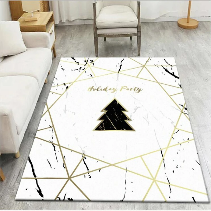 AOVOLL Modern Nordic Imitation White Marble Geometric Gold Line Small Tree Door Mat Bedroom Living Room Bedside Carpet Mat
AOVOLL Modern Nordic Imitation White Marble Geometric Gold Line Small Tree Door Mat Bedroom Living Room Bedside Carpet Mat