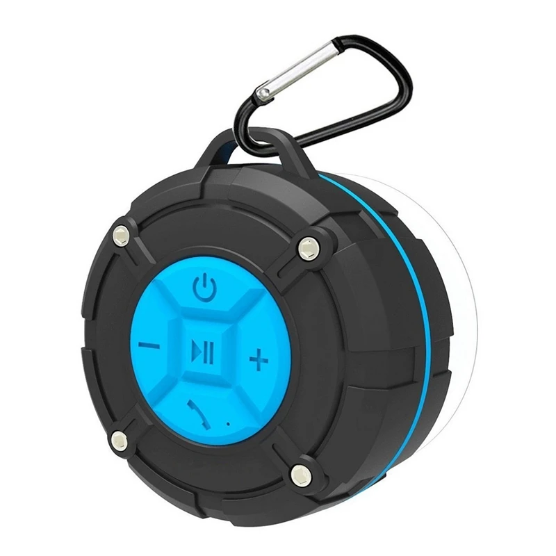 IPX7 Waterproof Portable Shower Speaker Wireless HD Sound Suction CupBuilt-in Mic Hands-Free for iPhone iPad Android Phones
IPX7 Waterproof Portable Shower Speaker Wireless HD Sound Suction CupBuilt-in Mic Hands-Free for iPhone iPad Android Phones