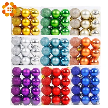 24PCS/set 3 Styles Multi Colorful Christmas Ball Ornaments Creative Plastic Balls Christmas Tree Decor Pendants Home Supplies
24PCS/set 3 Styles Multi Colorful Christmas Ball Ornaments Creative Plastic Balls Christmas Tree Decor Pendants Home Supplies