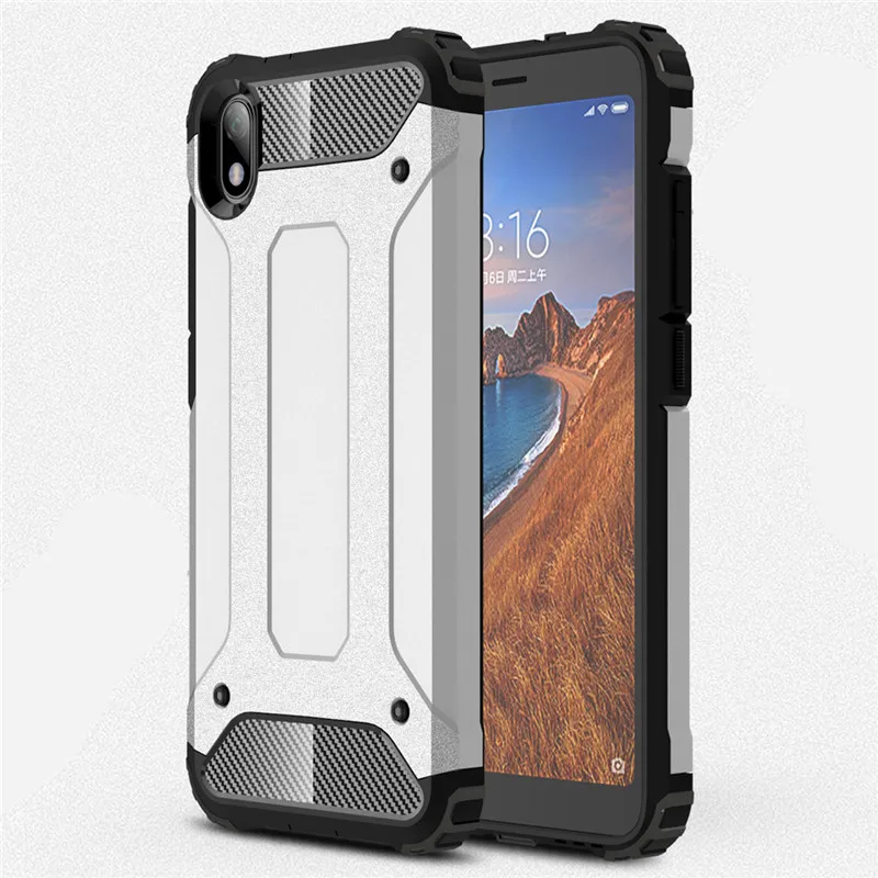 For Xiaomi Redmi 7A Case Shockproof Armor Rubber Silicone Hard PC Case for Redmi 7A 7 A Cover Coque Shell Capa
For Xiaomi Redmi 7A Case Shockproof Armor Rubber Silicone Hard PC Case for Redmi 7A 7 A Cover Coque Shell Capa