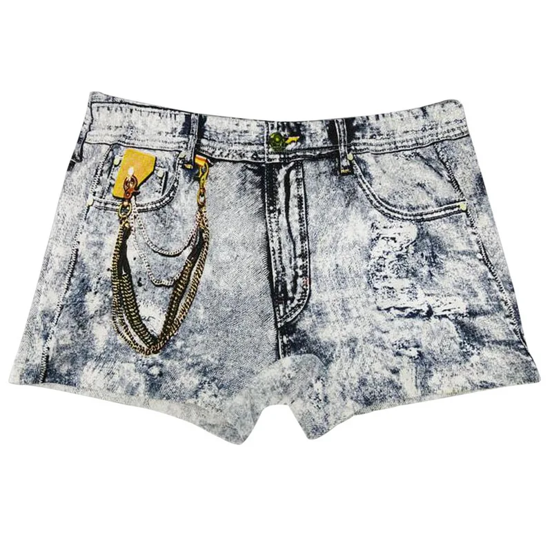 MoneRffi Sexy Underwear Men Classic Jeans Printed Spandex Underpants Boxers Mens underwear Shorts Brand men's cuecas Boxer z35
MoneRffi Sexy Underwear Men Classic Jeans Printed Spandex Underpants Boxers Mens underwear Shorts Brand men's cuecas Boxer z35
