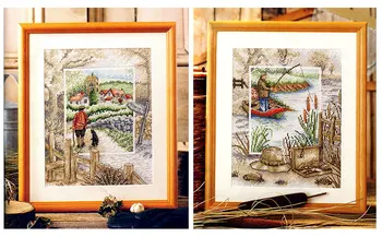 Fishxx Cross Stitch Kit European magazine GOLD style 83-4 pastoral life scenery two
Fishxx Cross Stitch Kit European magazine GOLD style 83-4 pastoral life scenery two