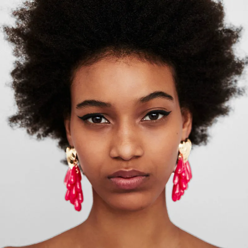 New fashion exquisite generous simple and versatile multi-layer water droplets exaggerated big temperament earrings E0627
New fashion exquisite generous simple and versatile multi-layer water droplets exaggerated big temperament earrings E0627