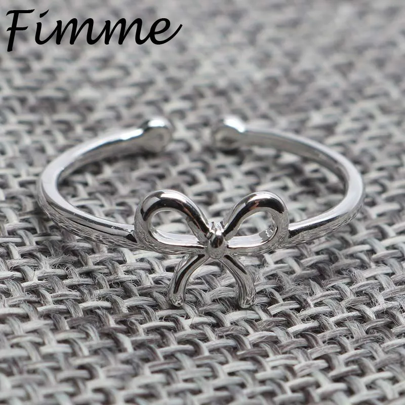 Lovely Ladies Bowknot Ring Silver Color Open Rings For Women Jewelry Gifts Cocktail Ring Big Finger Open Anel Gift
Lovely Ladies Bowknot Ring Silver Color Open Rings For Women Jewelry Gifts Cocktail Ring Big Finger Open Anel Gift