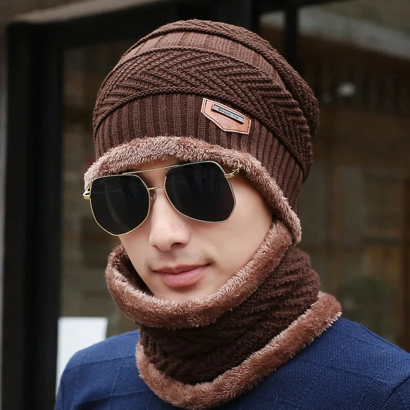 Hat Male Winter Korean-Style plus Velvet Warm Wool Knitted Scarf Baotou Cotton Cap Wind Bandana Thick Hat Scarf Set
Hat Male Winter Korean-Style plus Velvet Warm Wool Knitted Scarf Baotou Cotton Cap Wind Bandana Thick Hat Scarf Set