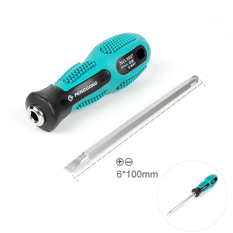 Quick-Change Rod Replaceable Slotted Phillips Screw Drivers Double head Useful Multi Hand tool Repair Screwdrivers Bit Kit
Quick-Change Rod Replaceable Slotted Phillips Screw Drivers Double head Useful Multi Hand tool Repair Screwdrivers Bit Kit