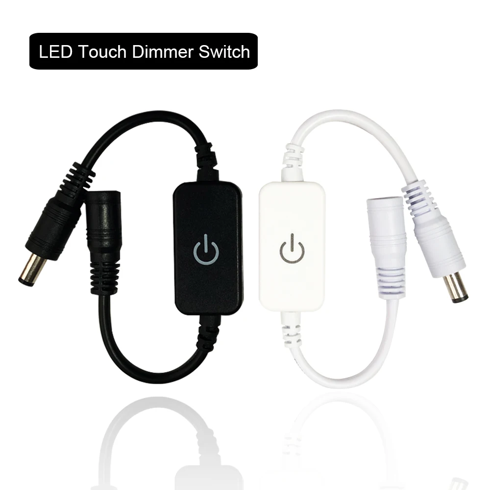 Mini Touch Dimmer Switch DC 12V-24V 5A for LED Light Bars LED Strips DC Barrel Cable Touch On Off White Black
Mini Touch Dimmer Switch DC 12V-24V 5A for LED Light Bars LED Strips DC Barrel Cable Touch On Off White Black