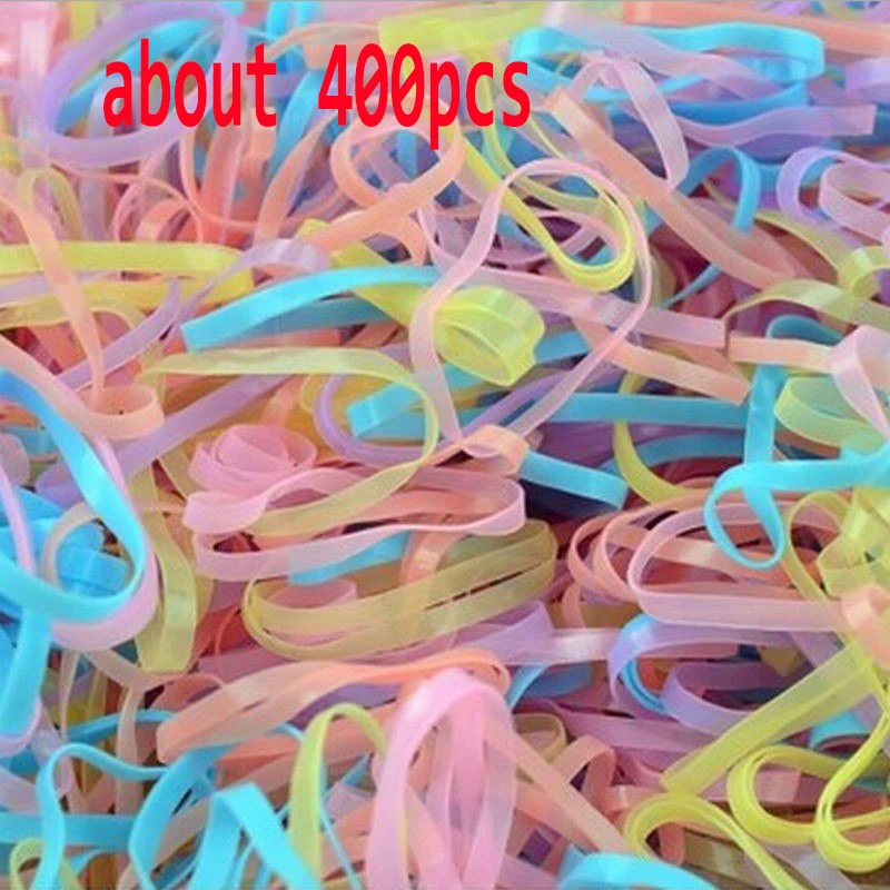 400pcs/lot Rubber Rope Ponytail Hair Holders Rubber Bands Ties Braids Office Rubber Ring Rubber Bands School Office Supplies
400pcs/lot Rubber Rope Ponytail Hair Holders Rubber Bands Ties Braids Office Rubber Ring Rubber Bands School Office Supplies