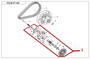 DRIVE PULLEY FOR CF400AU CF500AU CF500ATR CF500US-EX PARTS NO. 0GRB-051000-00030
DRIVE PULLEY FOR CF400AU CF500AU CF500ATR CF500US-EX PARTS NO. 0GRB-051000-00030