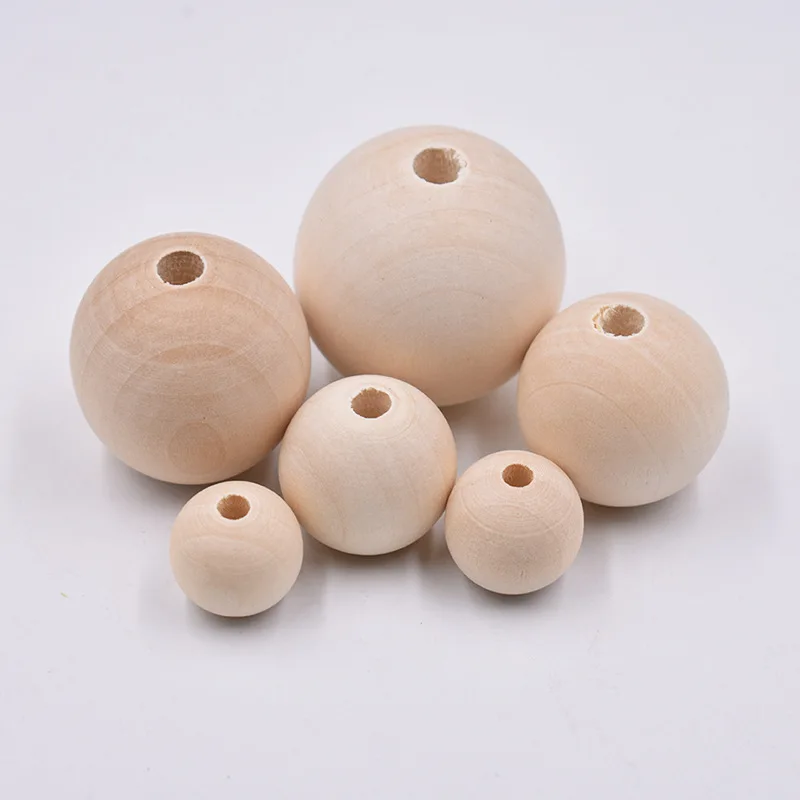 100pcs Straight Hole Round Wood Beads Natural Color Eco-Friendly Spacer Beads DIY Making Crafts Jewelry Accessories Dia 8-30mm
100pcs Straight Hole Round Wood Beads Natural Color Eco-Friendly Spacer Beads DIY Making Crafts Jewelry Accessories Dia 8-30mm