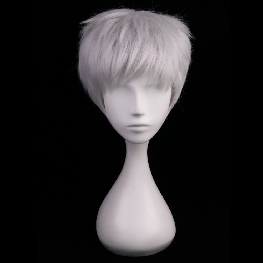 Anime Overwatch Short Silver White Cosplay Wig Synthetic Hair Soldier 76 Boy Costume Party Play Wigs For Men
Anime Overwatch Short Silver White Cosplay Wig Synthetic Hair Soldier 76 Boy Costume Party Play Wigs For Men