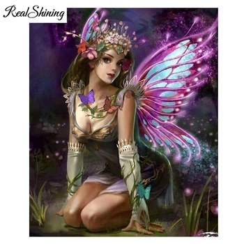 REALSHINING Butterfly fairy Diamond embroidery beauty picture of rhinestones 5d diy diamond painting Diamond cross stitch FS1266
REALSHINING Butterfly fairy Diamond embroidery beauty picture of rhinestones 5d diy diamond painting Diamond cross stitch FS1266
