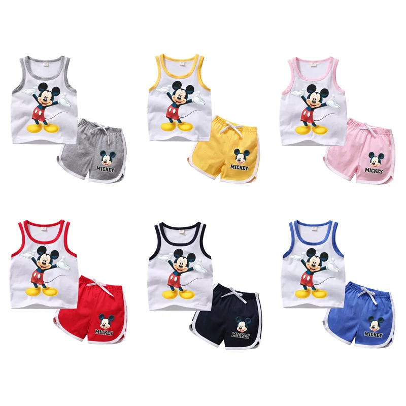 2345678year Mickey Children Clothing Summer Boys T Shirt +Shorts Pants 2pcs Sport Suit Baby Kids Clothes baby Girls Clothes Sets
2345678year Mickey Children Clothing Summer Boys T Shirt +Shorts Pants 2pcs Sport Suit Baby Kids Clothes baby Girls Clothes Sets