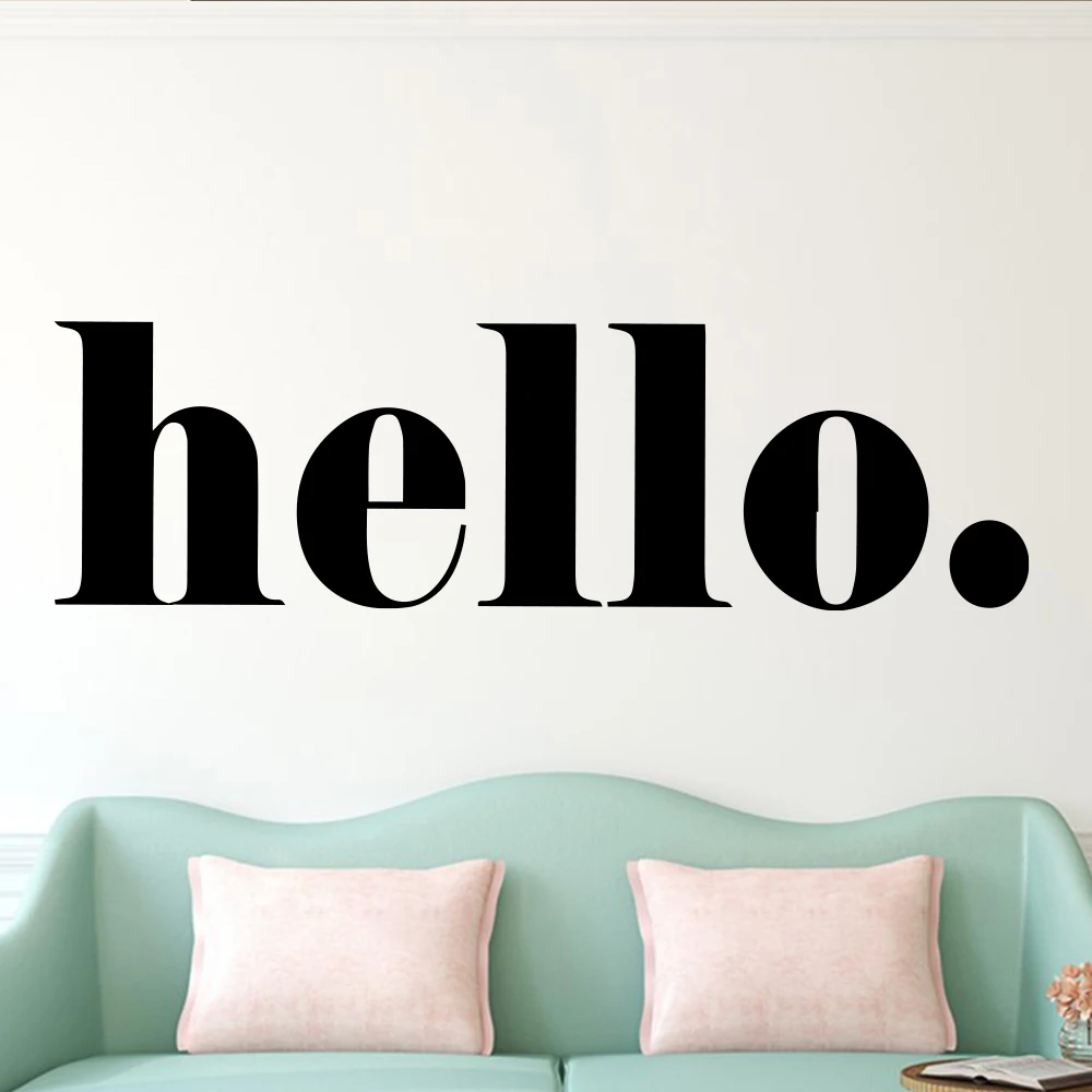 Nordic Hello quotes Wall Stickers Art Vinyl For kids Room bedroom decor mural Wall Decal room decoration wallstickers wallpaper
Nordic Hello quotes Wall Stickers Art Vinyl For kids Room bedroom decor mural Wall Decal room decoration wallstickers wallpaper