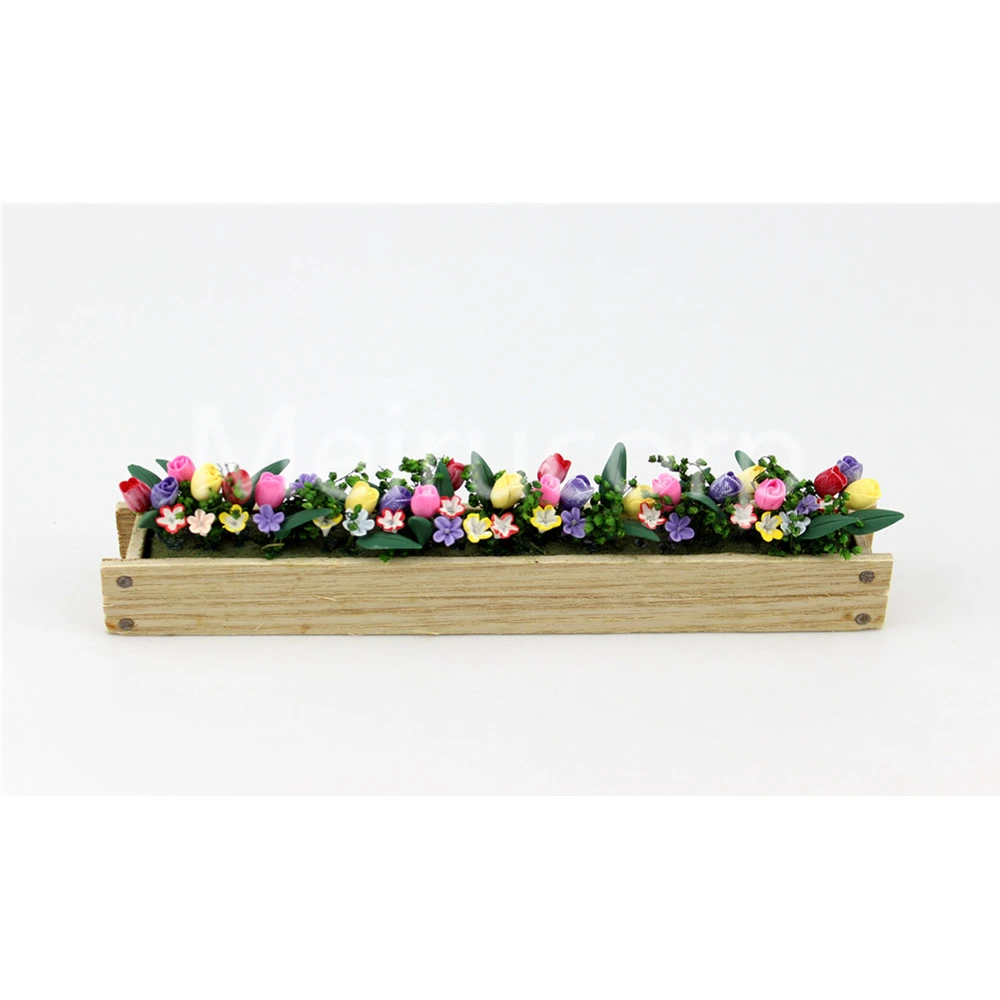 1/12 Scale Dollhouse Accessories Miniature decoration Plant fence clay yellow pink flowerbed 12043
1/12 Scale Dollhouse Accessories Miniature decoration Plant fence clay yellow pink flowerbed 12043