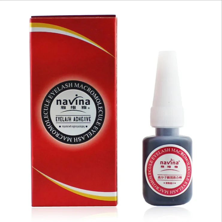 Navina NEW Original Package Professional 10g Eyelash Glue Makeup Liquid Red Box Macromolecule Adhesive Eyelash Glue None odor
Navina NEW Original Package Professional 10g Eyelash Glue Makeup Liquid Red Box Macromolecule Adhesive Eyelash Glue None odor