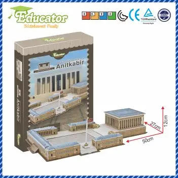World Famous Architecture 3D Puzzle Buliding model Anitkabir(Turkey) DIY Game
World Famous Architecture 3D Puzzle Buliding model Anitkabir(Turkey) DIY Game