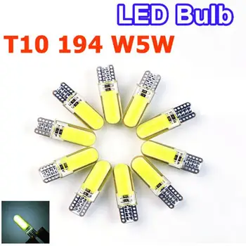 10 Pieces T10 W5W LED car interior light COB silicone auto Signal lamp 12V 194 501 Side Wedge parking bulb for lada car styling
10 Pieces T10 W5W LED car interior light COB silicone auto Signal lamp 12V 194 501 Side Wedge parking bulb for lada car styling