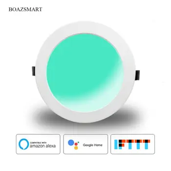 Smart Life Wifi Smart Downlight 4-inch Multicolor LED bulb, Voice APP Control Works with Alexa/Google Assistant/IFTTT Tuya Smart
Smart Life Wifi Smart Downlight 4-inch Multicolor LED bulb, Voice APP Control Works with Alexa/Google Assistant/IFTTT Tuya Smart