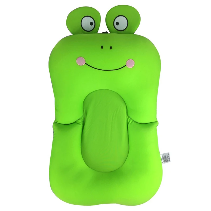 2019 Baby Bath Tub Mat Frog Infant Bathing Foldable Folding Bath