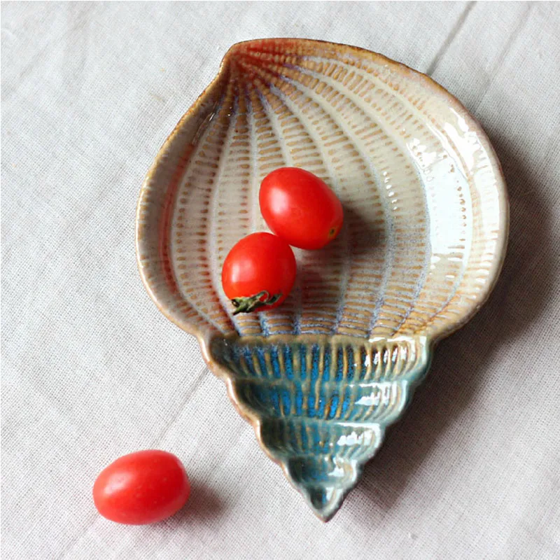 Home Decor Mediterranean Exquisite Ceramic Decoration Crafts Starfish, Seashell Whelk Fruit Plate Dish
Home Decor Mediterranean Exquisite Ceramic Decoration Crafts Starfish, Seashell Whelk Fruit Plate Dish