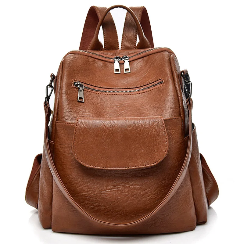 2019 New Fashion PU Washed Leather Backpack Female Designer Backpack Women Shoulder Bag Waterproof Bookbag Travel Rucksack Purse
2019 New Fashion PU Washed Leather Backpack Female Designer Backpack Women Shoulder Bag Waterproof Bookbag Travel Rucksack Purse