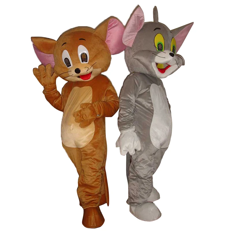 Mouse & Cat costume/Cartoon Costumes/halloween/Mouse&Tom Cosplay/Christmas party mascot free shipping
Mouse & Cat costume/Cartoon Costumes/halloween/Mouse&Tom Cosplay/Christmas party mascot free shipping