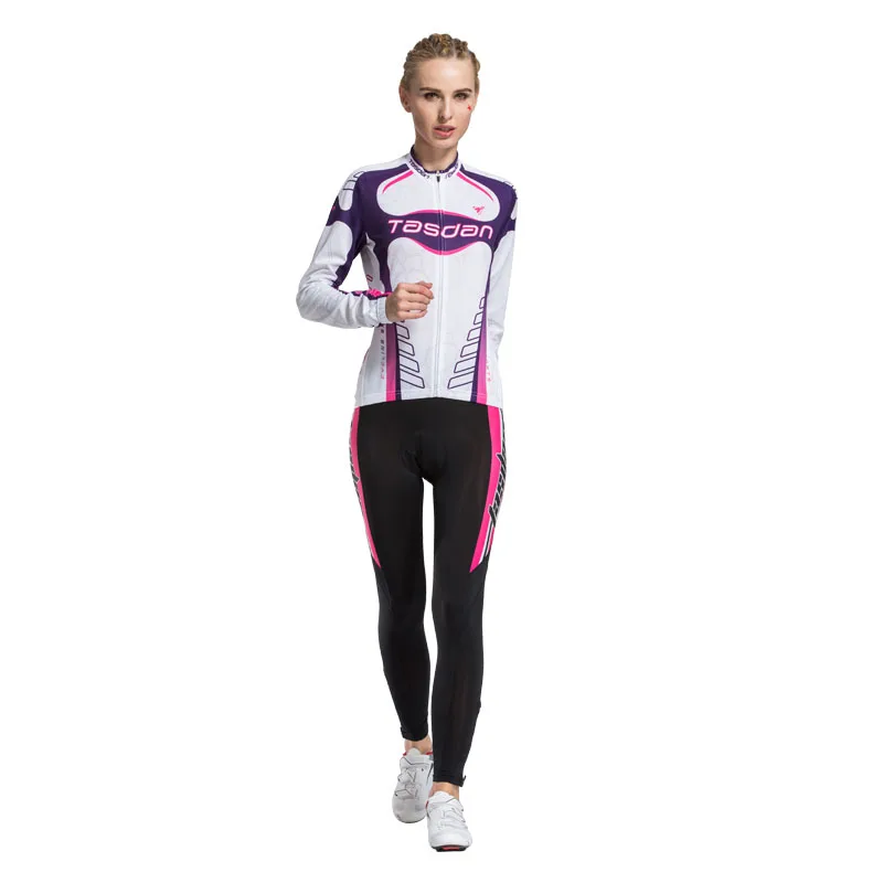 Tasdan Excellent Quality Cycling Jerseys Long Sleeve Tops Comfortable Gel Pad Pants Bicycle Clothing for Sport Women
Tasdan Excellent Quality Cycling Jerseys Long Sleeve Tops Comfortable Gel Pad Pants Bicycle Clothing for Sport Women
