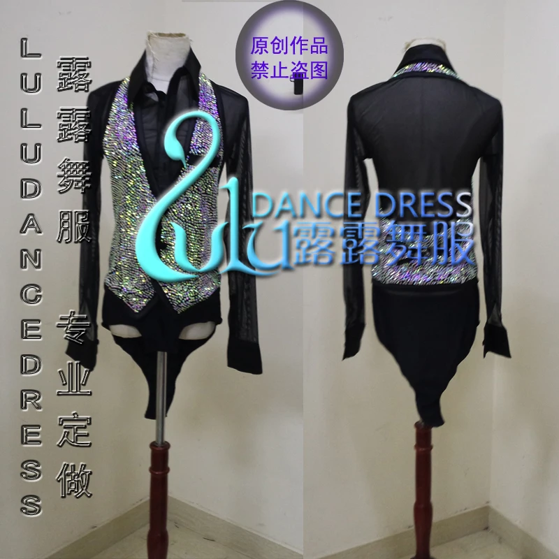 Tassel Latin Dance Dress Clothing Salsa Costume Ballroom Competition man shirt Black boy Shirt vest
Tassel Latin Dance Dress Clothing Salsa Costume Ballroom Competition man shirt Black boy Shirt vest