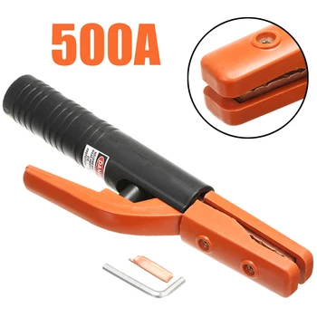 500A Welding Electrode Holder ARC MMA Stick Copper Plier Electrode Clamp Insulated Handle Electrode Holder Welding Machines Tool
500A Welding Electrode Holder ARC MMA Stick Copper Plier Electrode Clamp Insulated Handle Electrode Holder Welding Machines Tool