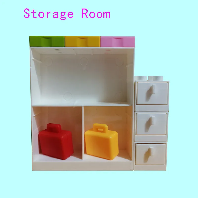 Storage Room Large Building Block Slide DIY Classic suitcase Piece Big size set Toy accessories compatible legoe Locker drawer
Storage Room Large Building Block Slide DIY Classic suitcase Piece Big size set Toy accessories compatible legoe Locker drawer