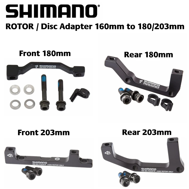 Shimano Original SM-MA Brake ROTOR DISC Adapter 180mm 203mm R180P/S , R203P/S , F180P/P , F203P/P
Shimano Original SM-MA Brake ROTOR DISC Adapter 180mm 203mm R180P/S , R203P/S , F180P/P , F203P/P