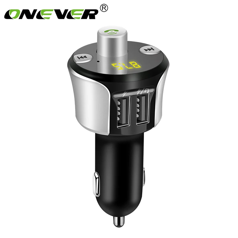 Onever 5V 3.4A Fm Transmitter Car Kit Handsfree LED Screen Car Mp3 Player Car Charger Car Bluetooth Adapter for TF Card U Disk
Onever 5V 3.4A Fm Transmitter Car Kit Handsfree LED Screen Car Mp3 Player Car Charger Car Bluetooth Adapter for TF Card U Disk