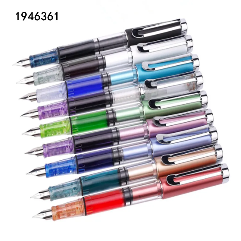 High quality 662 Transparent colour big capacity Fountain Pen Student school office stationery Supplies ink pens
High quality 662 Transparent colour big capacity Fountain Pen Student school office stationery Supplies ink pens
