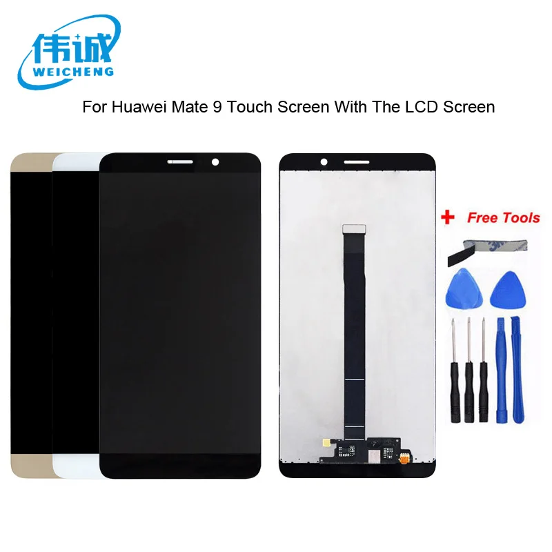 WEICHENG Top Quality For 5.9 inch Huawei Mate 9 LCD Screen + Touch Screen Display Assembly + tools
WEICHENG Top Quality For 5.9 inch Huawei Mate 9 LCD Screen + Touch Screen Display Assembly + tools