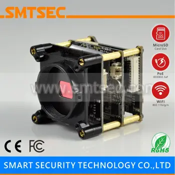 SMTSEC SIP-E4689AWPT 1/3" OV4689 Hi3516A 4MP CCTV IP Camera Module H.265/H.264/MJPEG WIFI POE TF Card Slot PCB Board Camera
SMTSEC SIP-E4689AWPT 1/3" OV4689 Hi3516A 4MP CCTV IP Camera Module H.265/H.264/MJPEG WIFI POE TF Card Slot PCB Board Camera