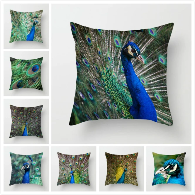 Fuwatacchi Green Peacock Throw Pillow Cover Animal Cushion Cover Pillow Cover for Home Sofa Office Decorative Pillow Case 2019
Fuwatacchi Green Peacock Throw Pillow Cover Animal Cushion Cover Pillow Cover for Home Sofa Office Decorative Pillow Case 2019