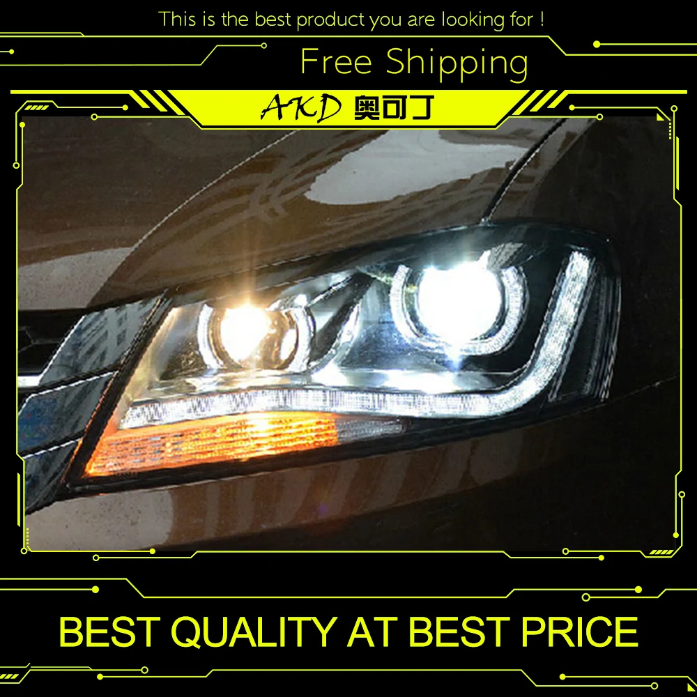 AKD Car Styling for VW Passat B7 Headlights 2012 Europe Passat CC LED Headlight DRL Bi Xenon Lens High Low Beam Parking Fog Lamp
AKD Car Styling for VW Passat B7 Headlights 2012 Europe Passat CC LED Headlight DRL Bi Xenon Lens High Low Beam Parking Fog Lamp
