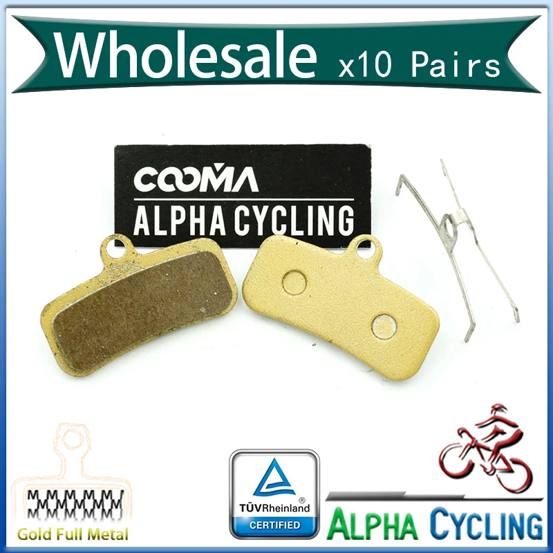 Bicycle Disc Brake Pads for SHIMANO Zee/Saint/M640/M800/M810/M820 Disc Brake, 10 Pairs, Gold Full Metal
Bicycle Disc Brake Pads for SHIMANO Zee/Saint/M640/M800/M810/M820 Disc Brake, 10 Pairs, Gold Full Metal